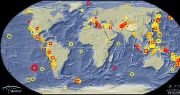 Интерактивная карта вулканической активности